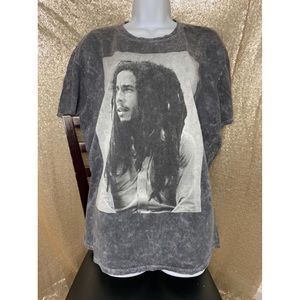 Bob Marley Marbled Gray Tee {Size: L}
